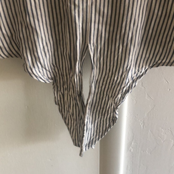 Madewell white and blue striped shirt - Picture 6 of 8